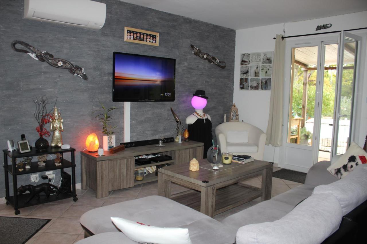 Philippe & Marie, A Louer Petite Chambre Chez L'Habitant Avec Terrasse Dans Villa, Au Pied Du Luberon Кюкюрон Экстерьер фото
